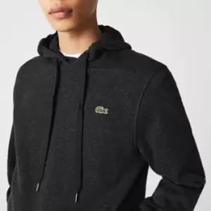 image of Sport Embroidered Logo Hoodie in Cotton Mix