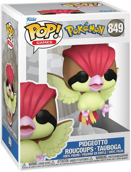 Pokemon Pidgeotto - Roucoups - Tauboga vinyl figurine no. 849 Funko Pop! multicolour