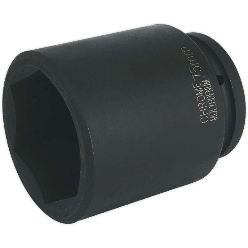 Image of Loops 75mm Forged Deep Impact Socket - 1" Sq Drive - Chromoly Wrench Socket Multi