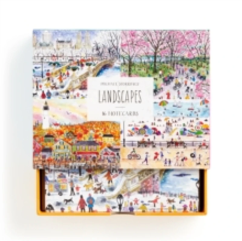 Image of Michael Storrings Landscapes Blank Greeting Card Assortment. Postcard book or pack. By Galison Books