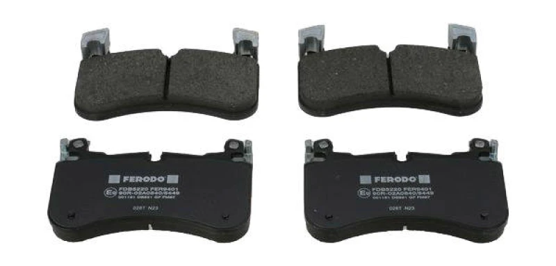 Image of FERODO FDB5220 Brake pad set PREMIER ECO FRICTION prepared for wear warning indicator, without accessories Brake Pad Set,disc brake (402)