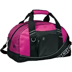 image of Ogio Half Dome Sports/Gym Duffle Bag (29.5 Litres) (Pack of 2) (One Size) (Hot Pink/Black) - Hot Pink/Black