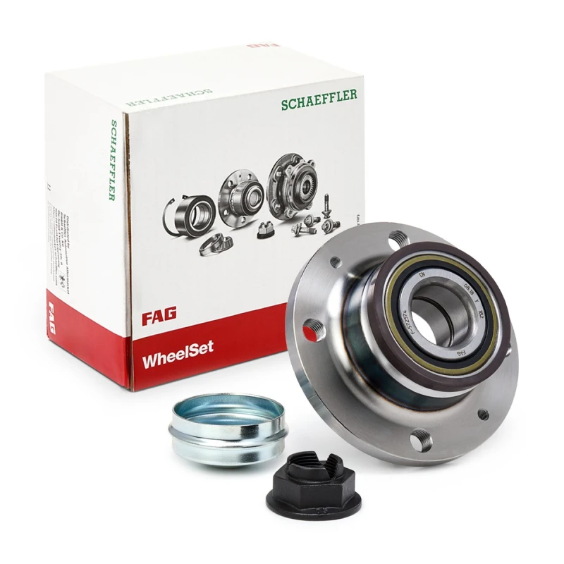 Image of FAG 713 6448 40 Wheel bearing kit Photo corresponds to scope of supply, with ABS sensor ring Wheel Bearing Kit (654)