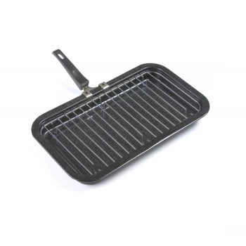 image of Falcon Black Enamel Grill Pan 40cm x 23cm x 4cm