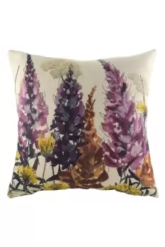 Image of Elwood Snapdragon Hand-Painted Printed Cushion