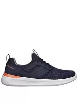 Image of Skechers Air-cooled Goga Mat Arch Trainer - Navy, Size 10, Men