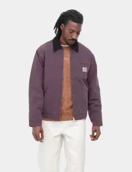 Image of Carhartt Wip Og Detroit Jacket, Dark Plum / Black, Male, Jackets & Outerwear, I027358.0ZD3K