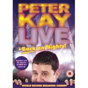 Image of Peter Kay Live Back On Nights DVD