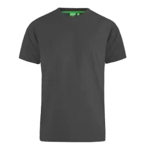 Image of Duke Mens Flyers-2 Crew Neck T-Shirt (L) (Charcoal Melange)