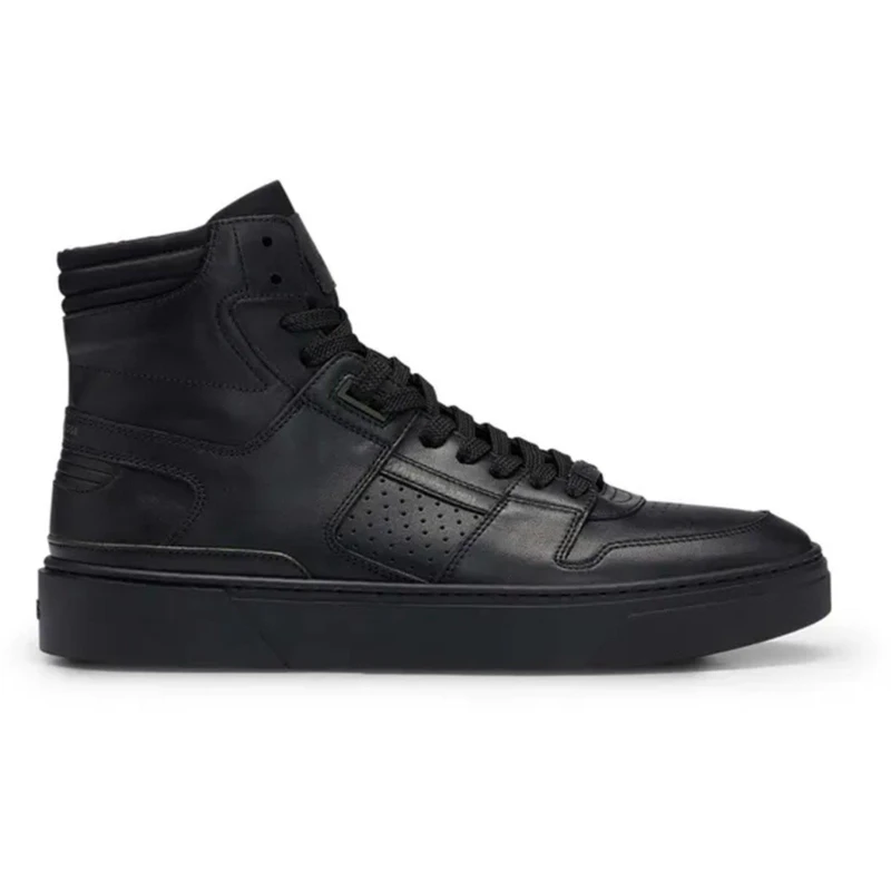 Image of Boss Mens Gary Hito Nagt4 Court Trainers Black male 11 (45)