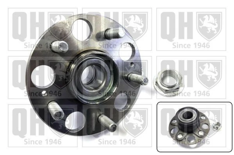 Image of QUINTON HAZELL Wheel bearing kit QUINTON HAZELL QWB1607