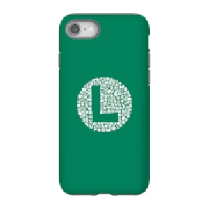 Image of Nintendo Super Mario Luigi Items Logo Phone Case - iPhone 8 - Tough Case - Gloss