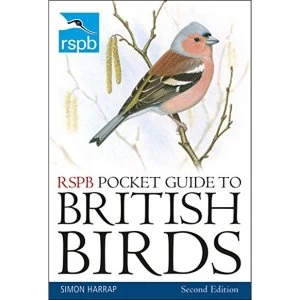 Image of RSPB Pocket Guide to British Birds by Simon Harrap (2018, Paperback, 2nd Edition)