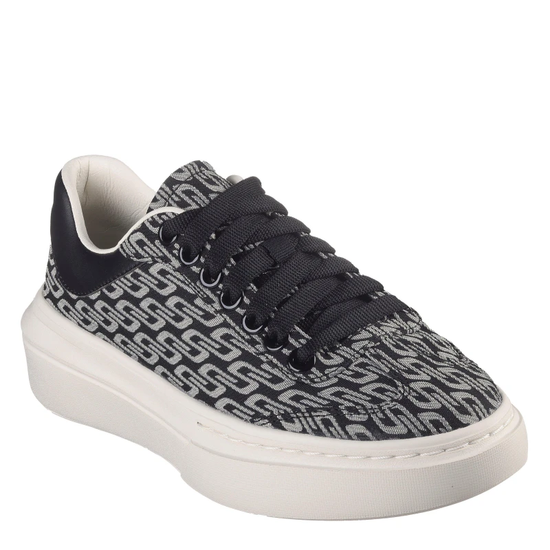 Image of Skechers Womens Cordova Classic Low-Top Trainers Black/Natural female 2 (35)