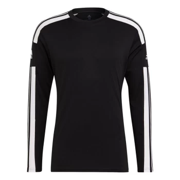 image of adidas Squadra 21 Long Sleeve Jersey Mens - Black/White