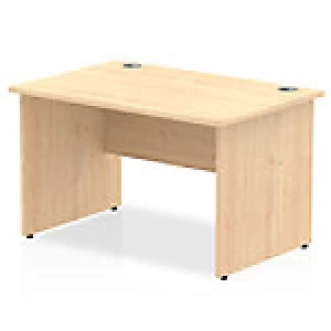 image of Impulse Panel End 1200 Rectangle Desk Maple