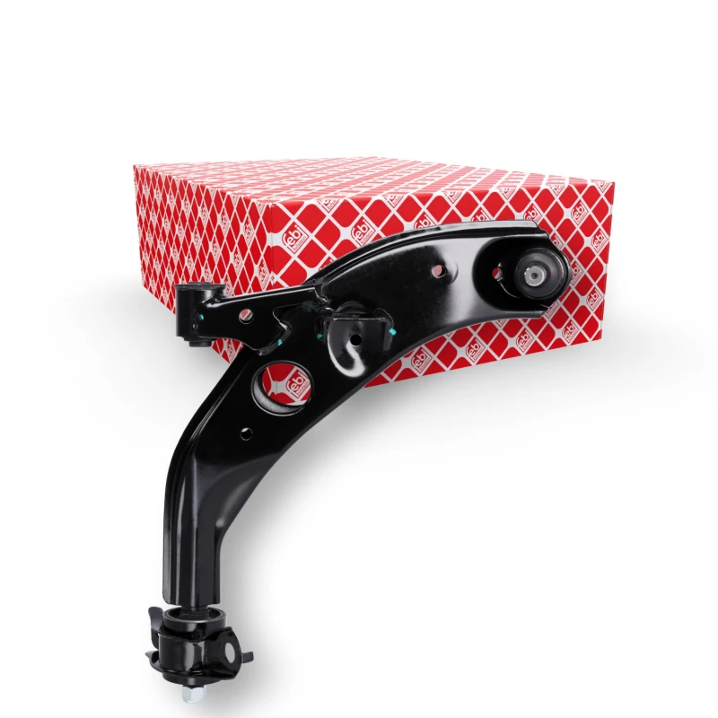 Image of FEBI BILSTEIN 12908 Suspension arm Control Arm, Sheet Steel, Lower, with ball joint, with rubber mounts Sheet Steel Track Control Arm (273)