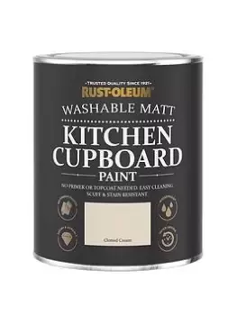 image of Rust-Oleum Kitchen Cupboard Paint - Clotted Cream