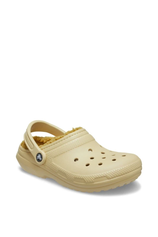 Image of Crocs Crocs Men Classic Lined Clog in Light Sand Size: 7 Light Sand 7 Male 198445205804
