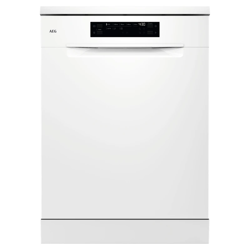Image of AEG 6000 Series GF6100C2SNW Full Size Freestanding Dishwasher