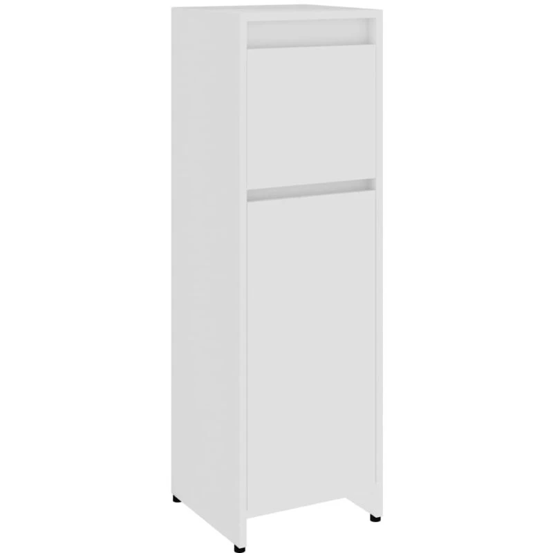 Image of VIDAXL Bathroom Cabinet White 30x30x95cm Engineered Wood Vidaxl 8720286016077