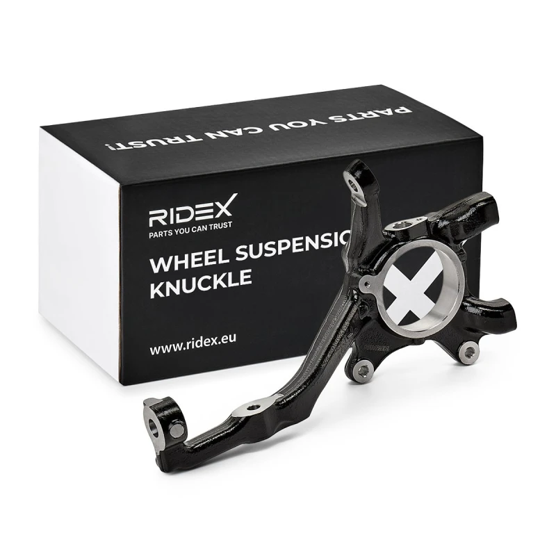 Image of RIDEX 1159S0376 Steering Knuckle Front Axle Left Stub Axle,wheel suspension (1159)
