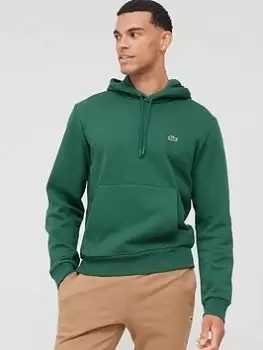 Mens Lacoste Organic Cotton Hooded Sweatshirt Size 9 - 4XL Green