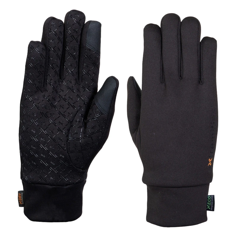 Image of Extremities Contact Walking Gloves Black unisex L