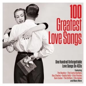 Image of 100 Greatest Love Songs by Various Artists CD Album