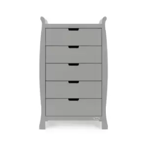 Image of Obaby Stamford Tall Chest of Drawers - Warm Grey