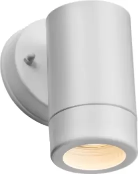 Image of KnightsBridge EAMON - 230V IP54 GU10 Polycarbonate Single Wall light - White