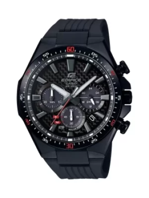 Image of Casio Mens Edifice Chronograph Black Resin Strap Watch