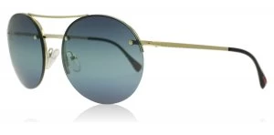Image of Prada Sport PS54RS Sunglasses Pale Gold ZVN5T2 56mm