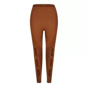 Puma Evoknit Seamless Leggings Womens - Brown