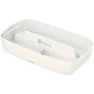 Leitz MyBox WOW Small Organiser Tray with handle White Plastic 30.7 x 18.1 x 5.6 cm