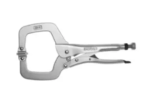 Image of Teng Tools 406SP 11" C Clamp Self-Locking - 1 Hand Locking/Swivel Pads