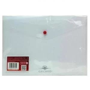 Image of Concord Stud ID Wallet File Translucent Polypropylene A4 Clear Ref