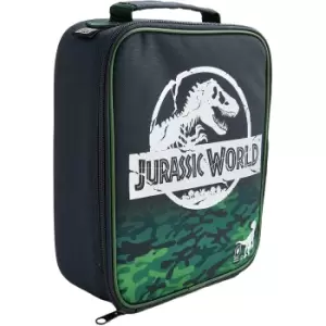 image of Jurassic World Rectangular Lunch Bag (One Size) (Black)