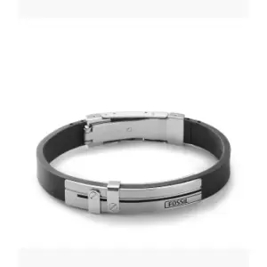 Image of Fossil Mens Classic Bracelet - Silver
