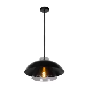 image of Avonmore Modern Pendant Light - Ø40cm - 1xE27 - Black