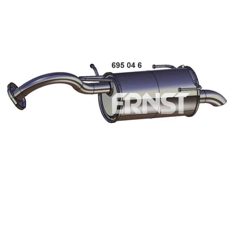 Image of ERNST 695046 Rear silencer End Silencer (3437)