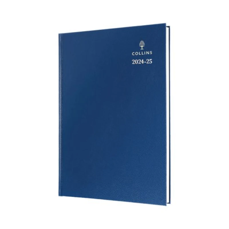 Image of Collins Academic Diary Day Per Page A4 Blue 2025-2026 44MBLU25
