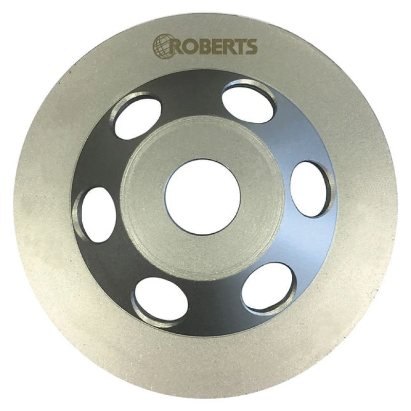 Image of Vitrex Roberts Steel Grinding Cup Replacement Spare Part Metal Ceramic Cutting Tool Silver