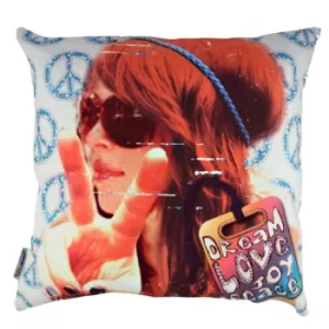 image of A10817 Multicolor Cushion Peace