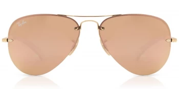 Image of Ray-Ban RB3449 Sunglasses Gold 001/2Y 59mm
