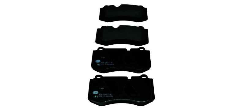 Image of HELLA Brake pad set HELLA 8DB 355 011-401