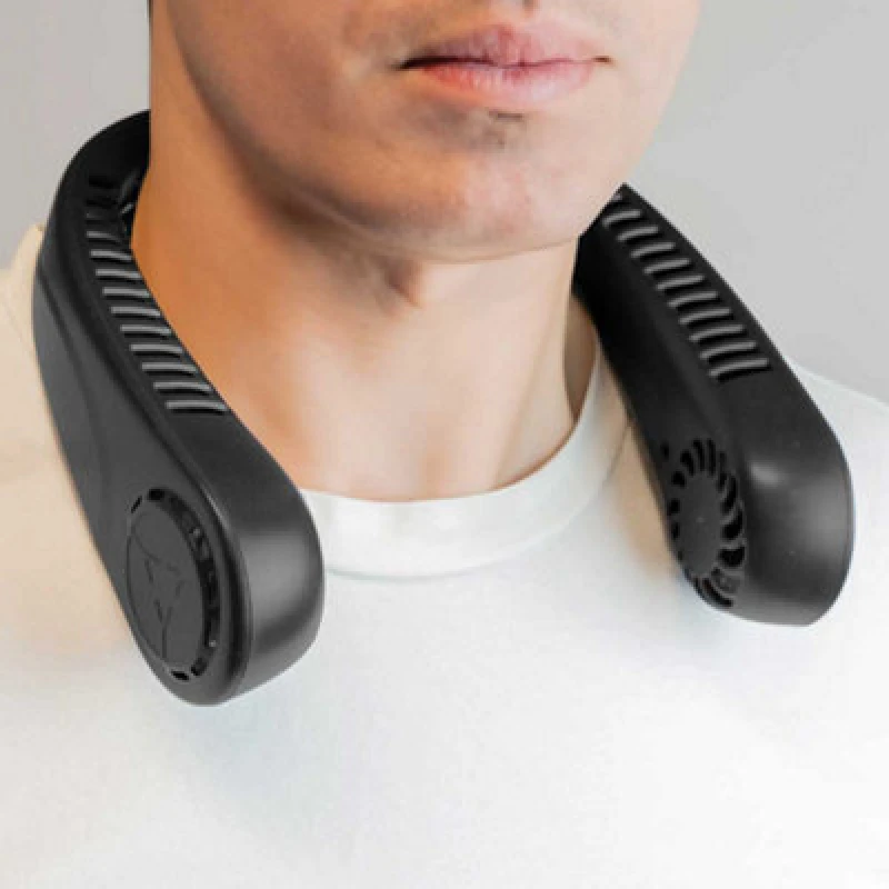 Image of Be Cool Bladeless Neck Fan In Black
