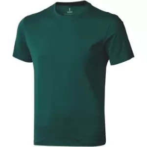 Elevate Mens Nanaimo Short Sleeve T-Shirt (XXXL) (Forest Green)