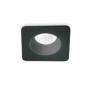 image of Room-65 Square Recessed Downlight Black IP65, 3000K, 8W