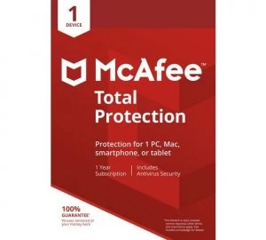 image of McAfee Total Protection 12 Months 1 Device